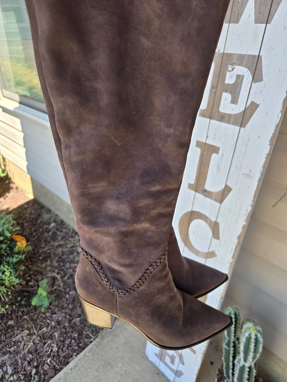Brown Women's Over-the-Knee Boots - Classic Suede Look ALDO